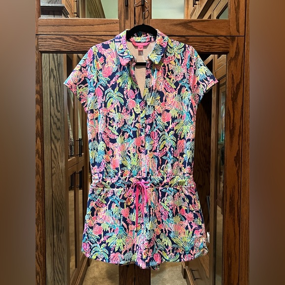 Lily Pulitzer Jorgie Floral Romper - Picture 1 of 5